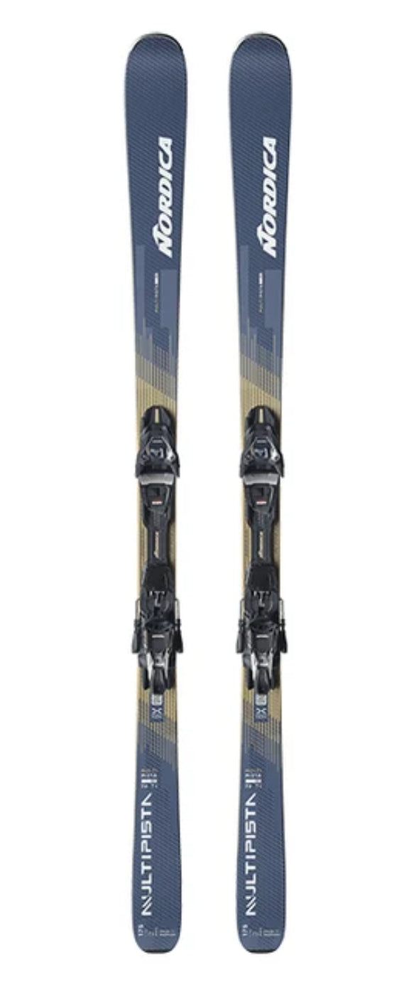 SKIS NORDICA MULTIPISTA 74 TI + FIXATIONS MARKER TPX 12FDT