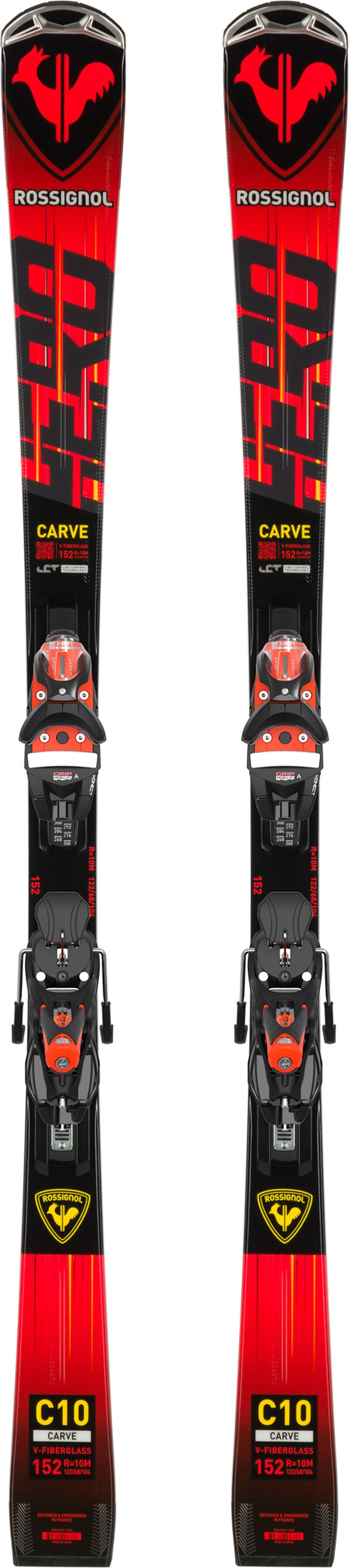 ENSEMBLE SKIS DE PISTE ROSSIGNOL HERO CARVE TI KONECT + FIXATIONS NX12 GW