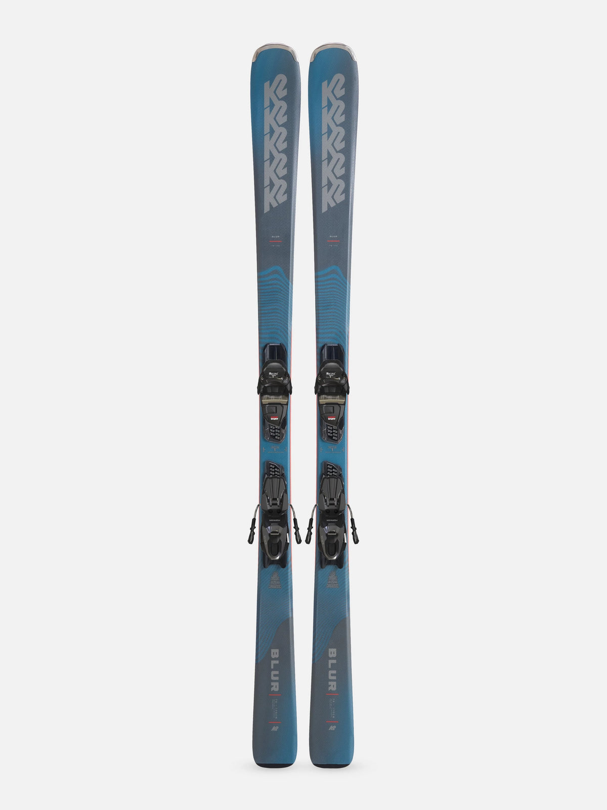 ENSEMBLE DE SKIS K2 BLUR 76 + FIXATIONS QUIKCLIK FREE