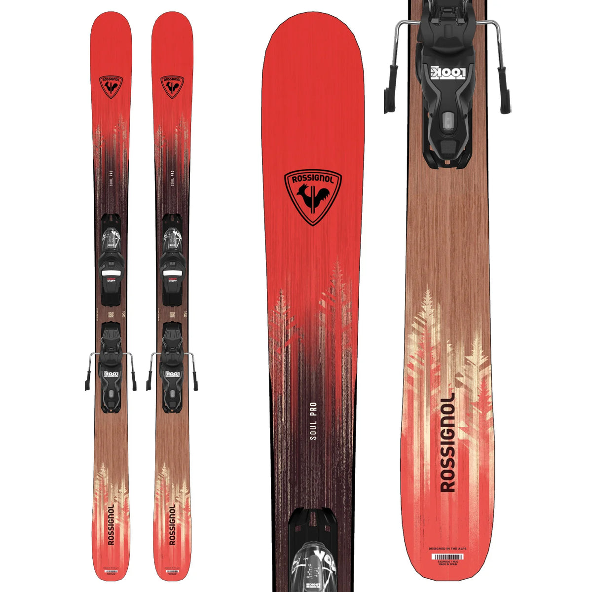 ENSEMBLE SKIS ROSSIGNOL SOUL PRO + FIXATIONS XPRESS 10 GW (HOMME)